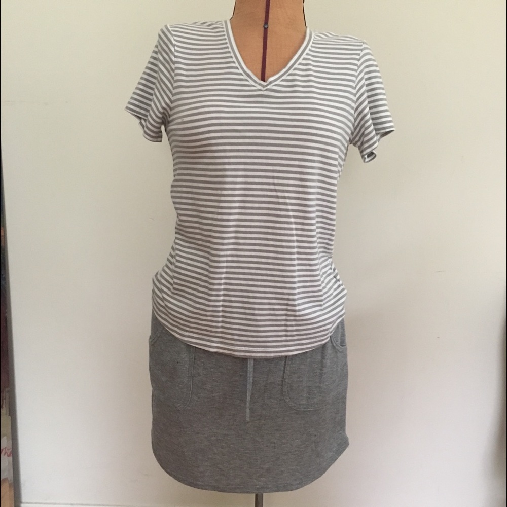 Eddie Bauer top and Balance Collection skirt